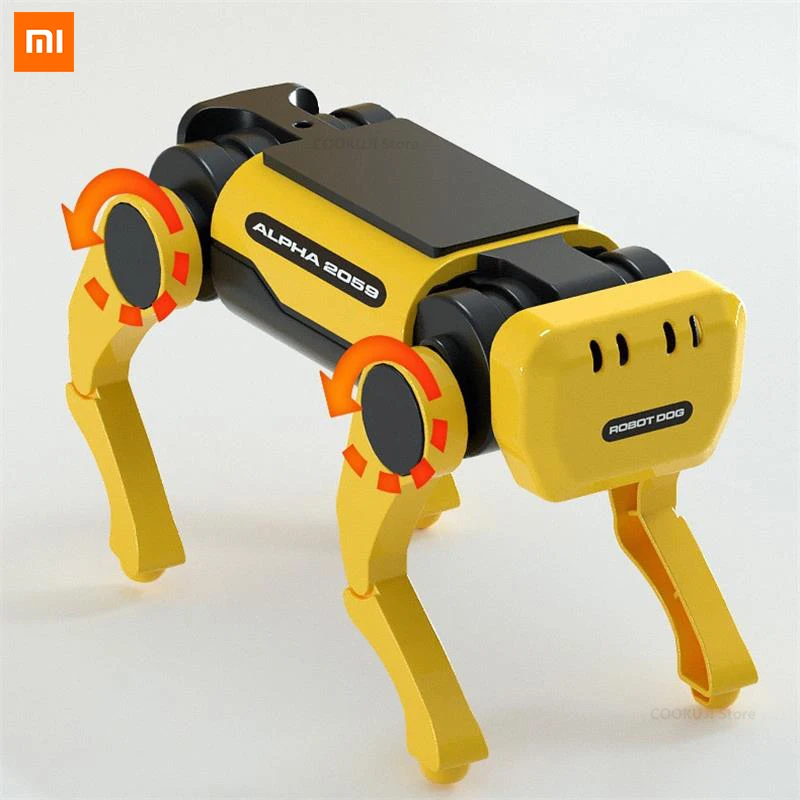 Xiaomi Youpin электрическая Механическая Собака корова детская развивающая сборка