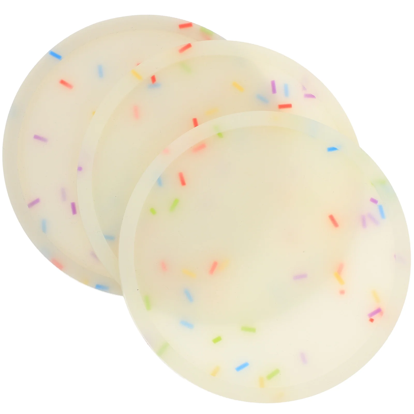 

Coaster Cup Mat Coasters Anti Siliconereplaceable Mats Non Scald Pad Household Wear Resistantoffice Insulated Table Round