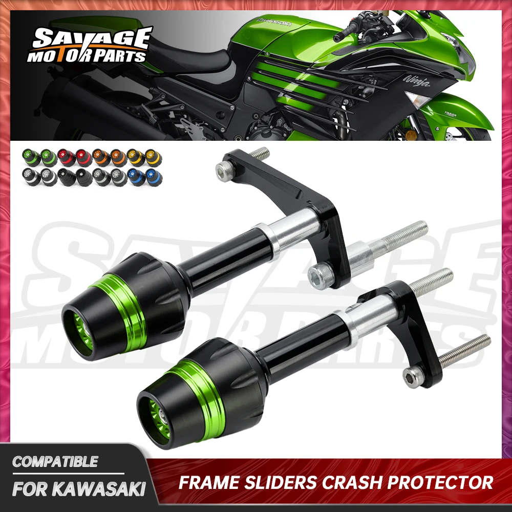 For KAWASAKI ZX14R NINJA 2006-2011 Frame Sliders Crash Protector Motorcycle Parts Bobbins Falling Protection Guard Pads ZX 14R