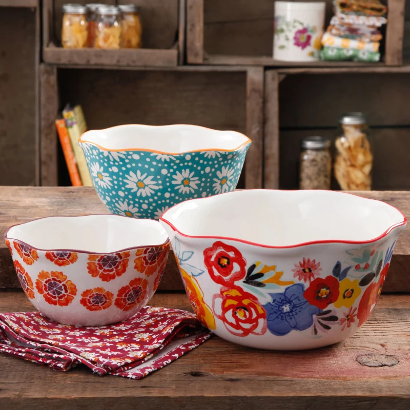 

Flea Market 3-Piece Nesting Bowl Set