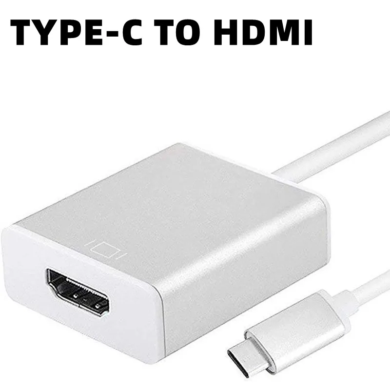

Type C USB C To HDMI-compatible Cable Ultra HD 4k USB 3.1 HDTV Cable Adapter Converter for MacBook Huawei Xiaomi Samsung S8 S9