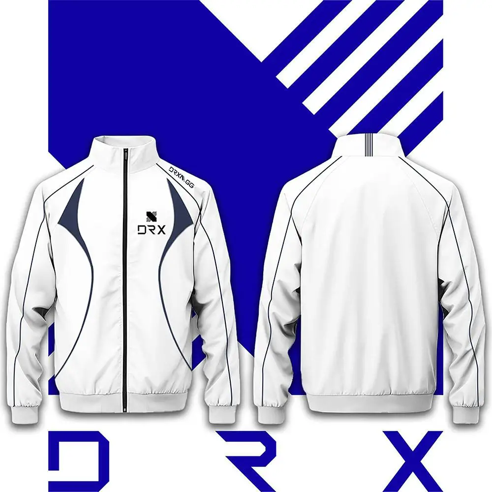 Фото Valorant DRX Esports Club Team Uniforms Мужские и женские король реверсалов тренировочный костюм настраиваемые куртки для поклонников игр №2