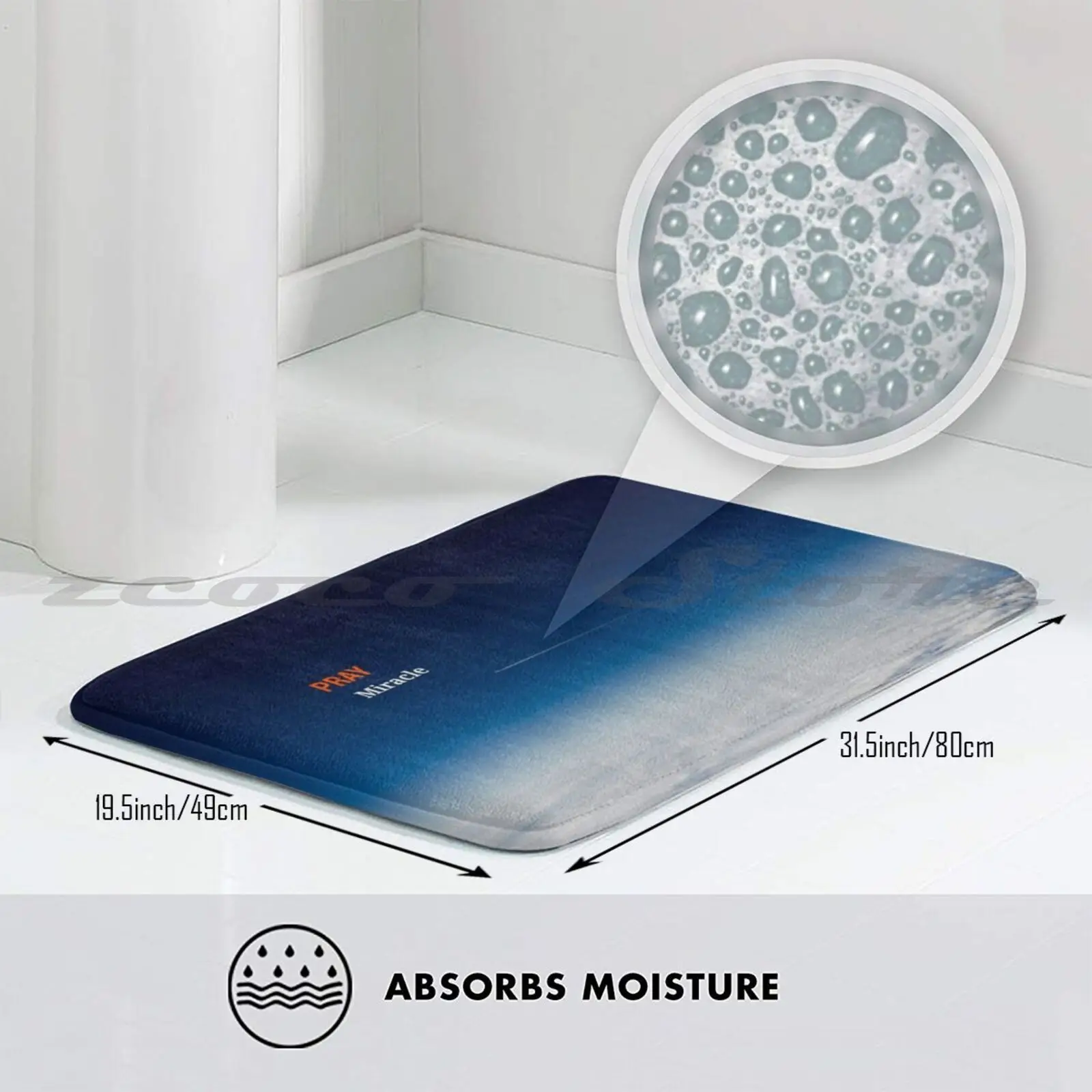 Коврик для молитвы за меня нескользящий коврик впитывания воды |