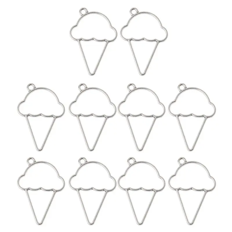 

E15E Ice-cream Frame Shape Resin Molds Silicone Molds for Epoxy Resin Casting DIY Mold for Ice-cream Frame Shape Toy Making