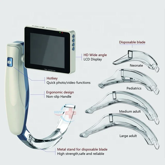 

HC-G032A Anaesthesia Video Laryngoscope with disposable blades with good price