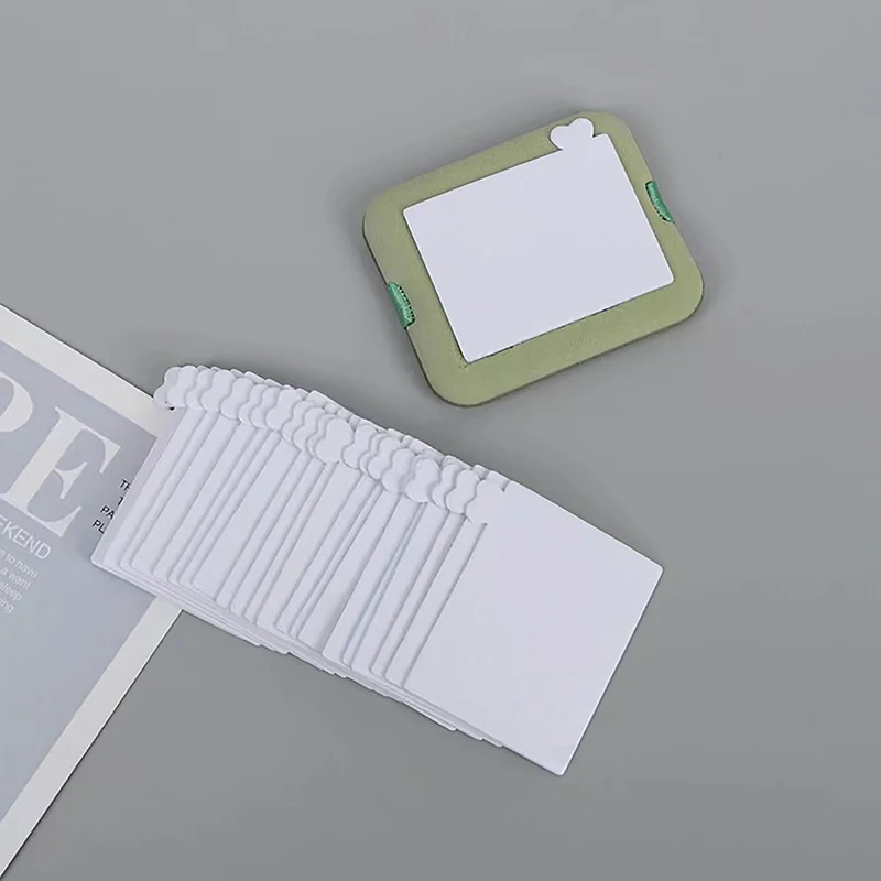 100 листов портативной бумаги для поглощения масла лица с зеркальным футляром