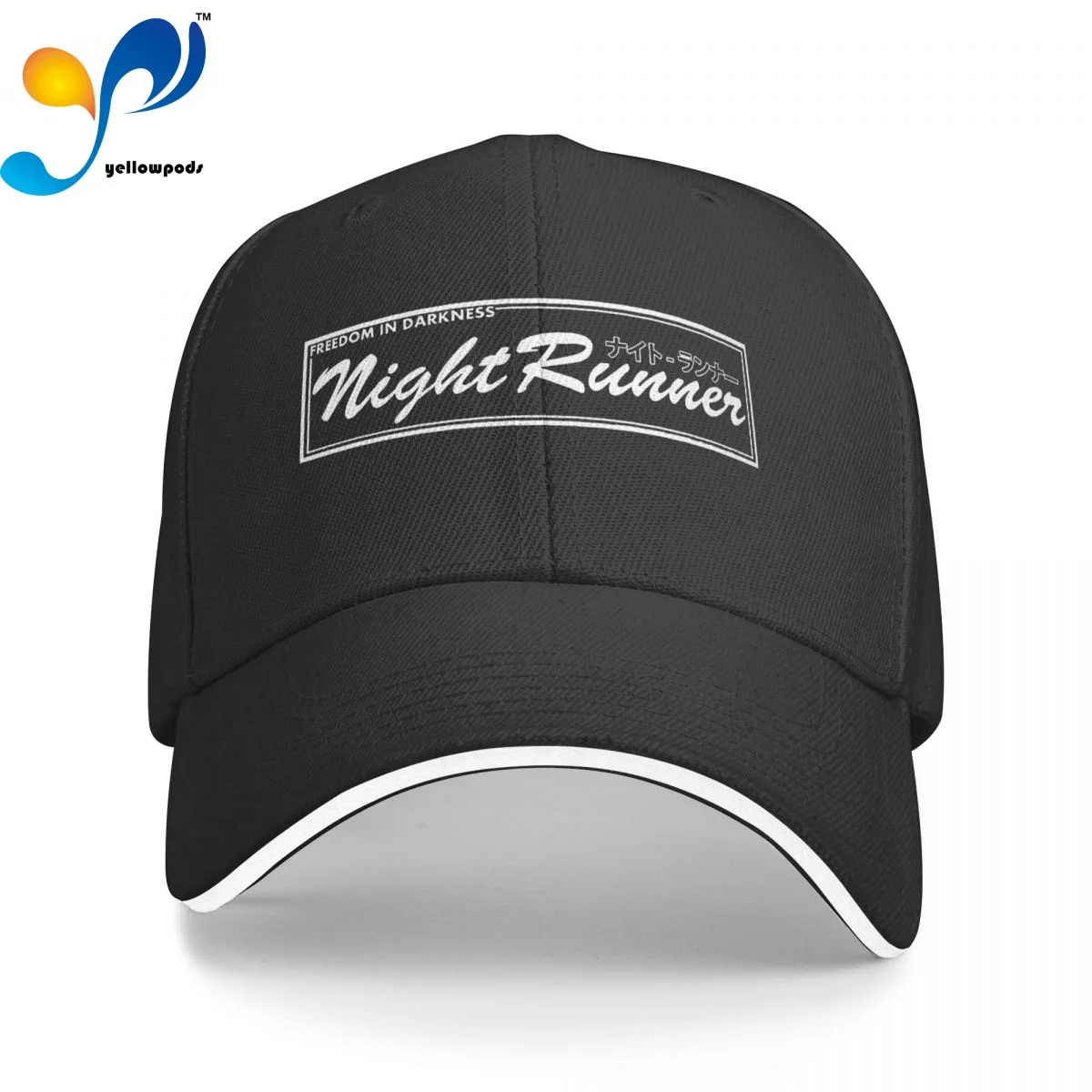 

Unisex Cotton Cap For Women Men Freedom In Darkness Night Runner Fashion Baseball Cap Adjustable Outdoor Streetwear Hat