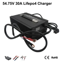 48v 30a lifepo4 ebike motorcycle rv charger 54 75v 15s 15a 20a lfp bicycle energy storage forklift sightseeing car boat charger