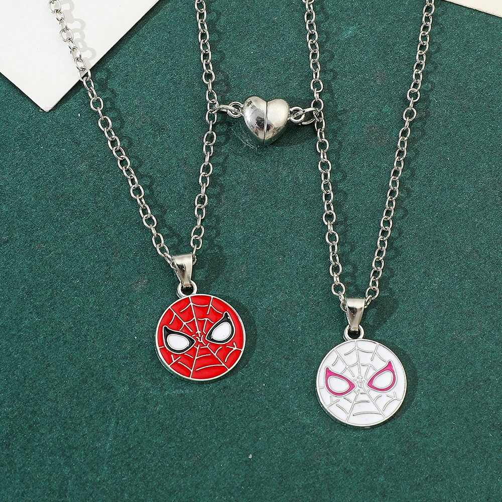 Магнитное ожерелье Spidergwen Человек-паук для женщин фигурка аниме-фильма модные