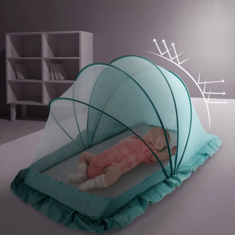 

Classic Crib Mosquito Net Portable Foldable Encrypted Baby Mosquito Net Children's Yurt Free Installation Blackout Mosquito Net