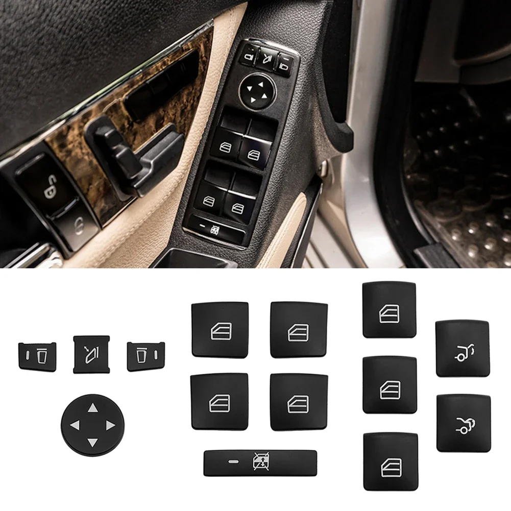 Защитная Наклейка для кнопки подъема стекла автомобиля Mercedes Benz W204 GLA X156 CLA C117 A W176 B
