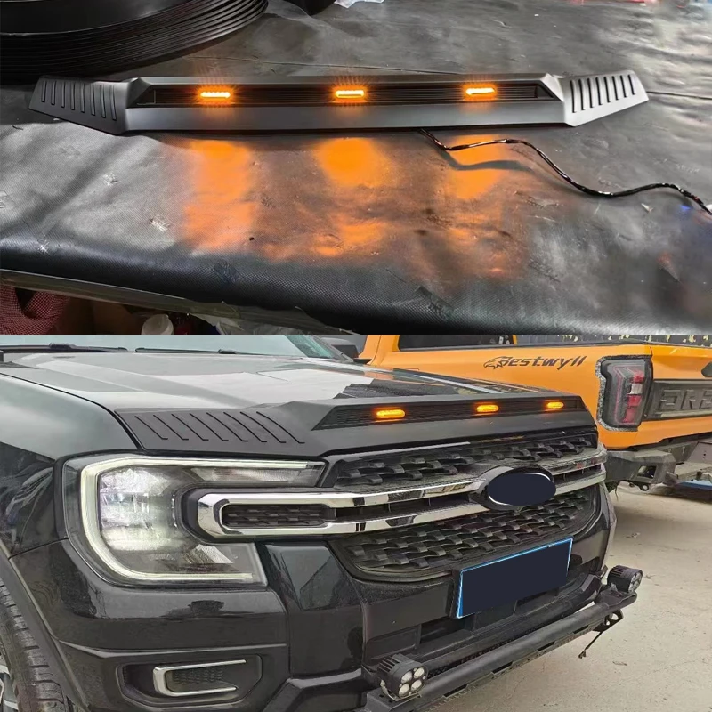 

Защитная пленка для капота для Ford Ranger Wildtrak 2022 2023 T9 Sport XLT XLS XLFront Engine Trims