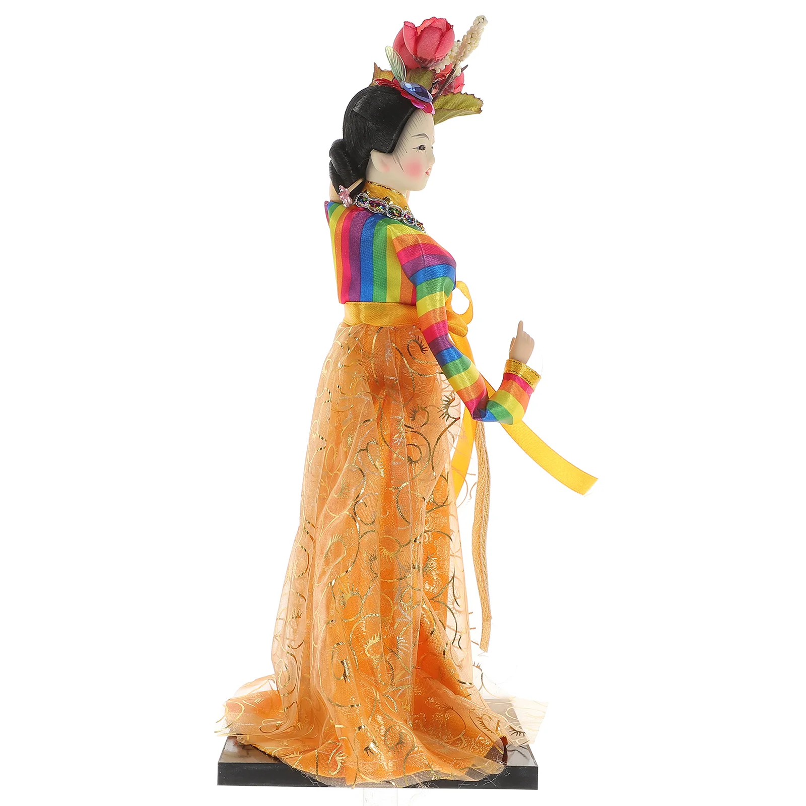 

Handmade Traditional Korean Hanbok Statue Decoration Figurine Figure