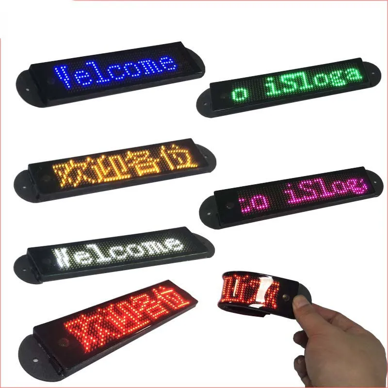 

Fullcolor Flexible LED Screen Display 12x48 Pixel 576 RGB Matrix Panel APP Hat Glasses DIY Electronic Prop