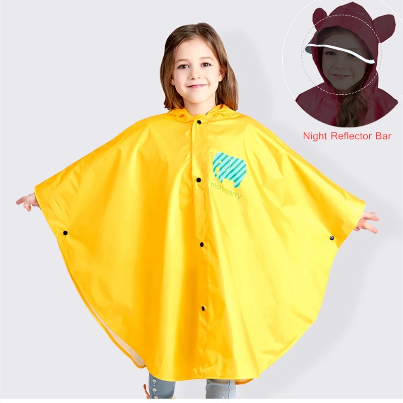 

New Raincoat for Children Cartoon Kids Girls Rainproof Rain Coat Waterproof Poncho Boys Rainwear Kindergarten Baby Rainsuit