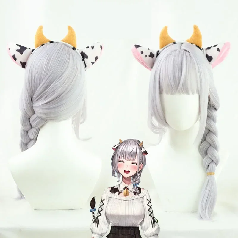 4 типа VTuber Широгане Ноэль парик для косплея Hololive Fantasy Youtuber термостойкий девочек