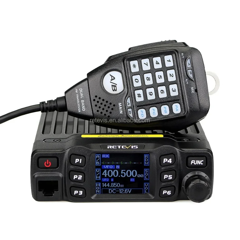 Мобильная радиостанция Retevis RT95 двухдиапазонный трансивер VHF 136-174/UHF430-490 МГц 25 Вт