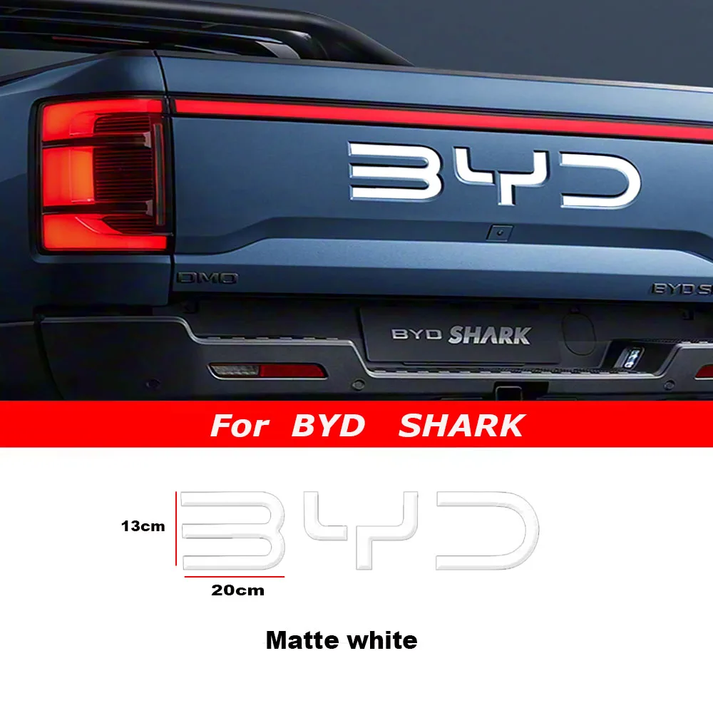 Фото 1 шт. наклейка на заднюю часть кузова автомобиля для BYD SHARK №3
