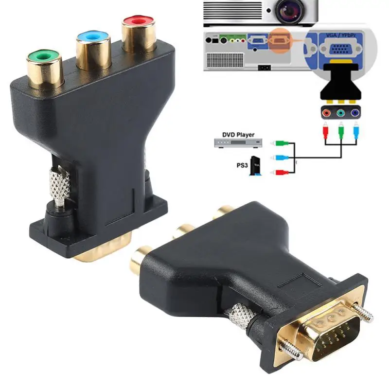 

Переходник VGA Video к 15-контактному разъему RCA RGB Female