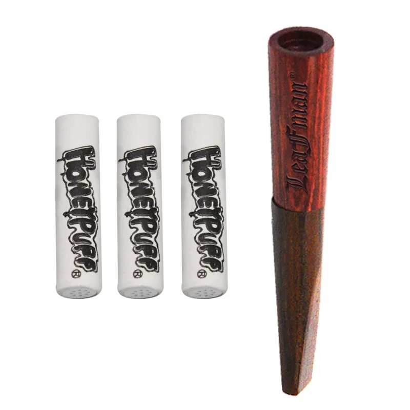 

2022 Wooden Pipe 92mm Portable and Washable Creative Detachable Tobacco Pipe with Filter Mouthpieces Smoking Accessories
