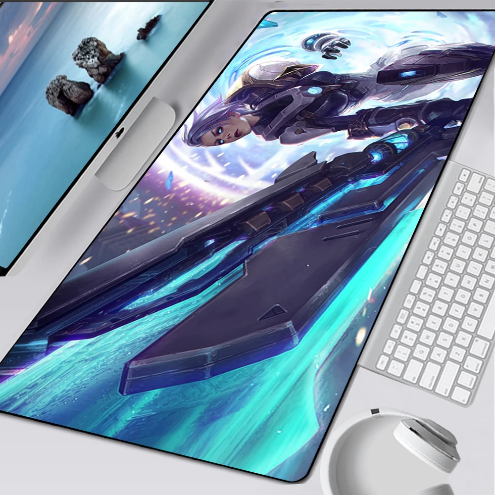 Фото League of Legends Pulsefire Skin Большой игровой коврик для мыши Компьютерный коврик для мыши PC Gamer Коврик для мыши XXL Коврик для клавиатуры ноутбука Настольный коврик №5