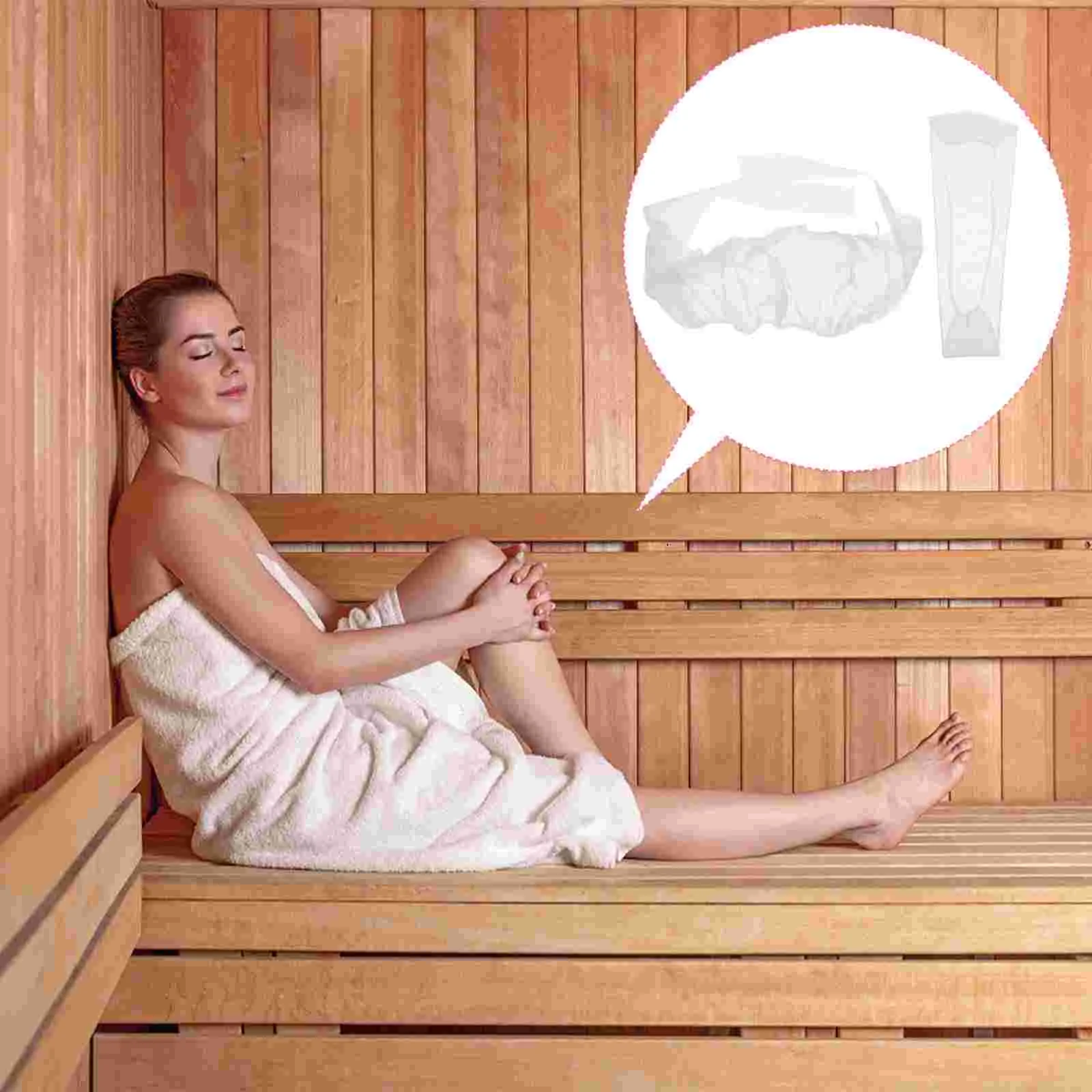 

Set Non-woven Salon Accessories Breathable Spa Bras Disposable Strapless Women