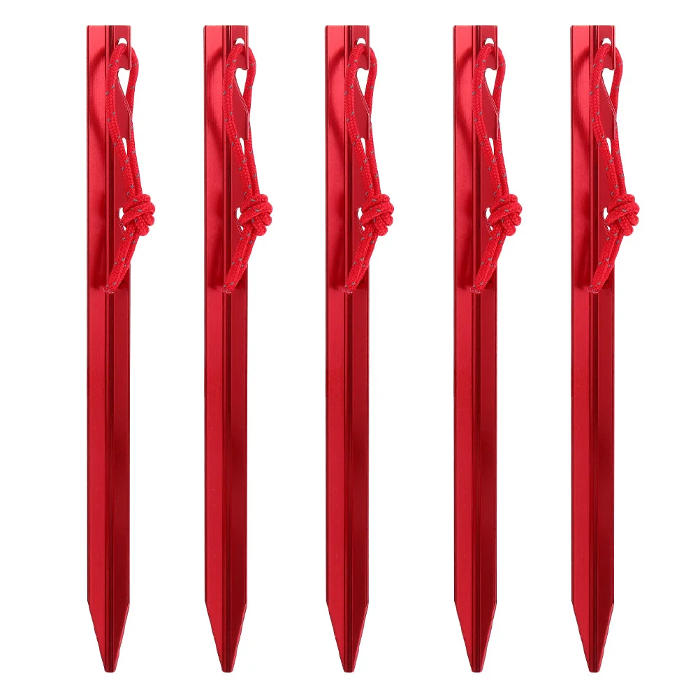 

5 шт., треугольные колышки для палатки из алюминиевого сплава