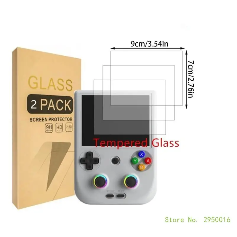 Защитная пленка для экрана игровой консоли RG406V из закаленного стекла геймпада