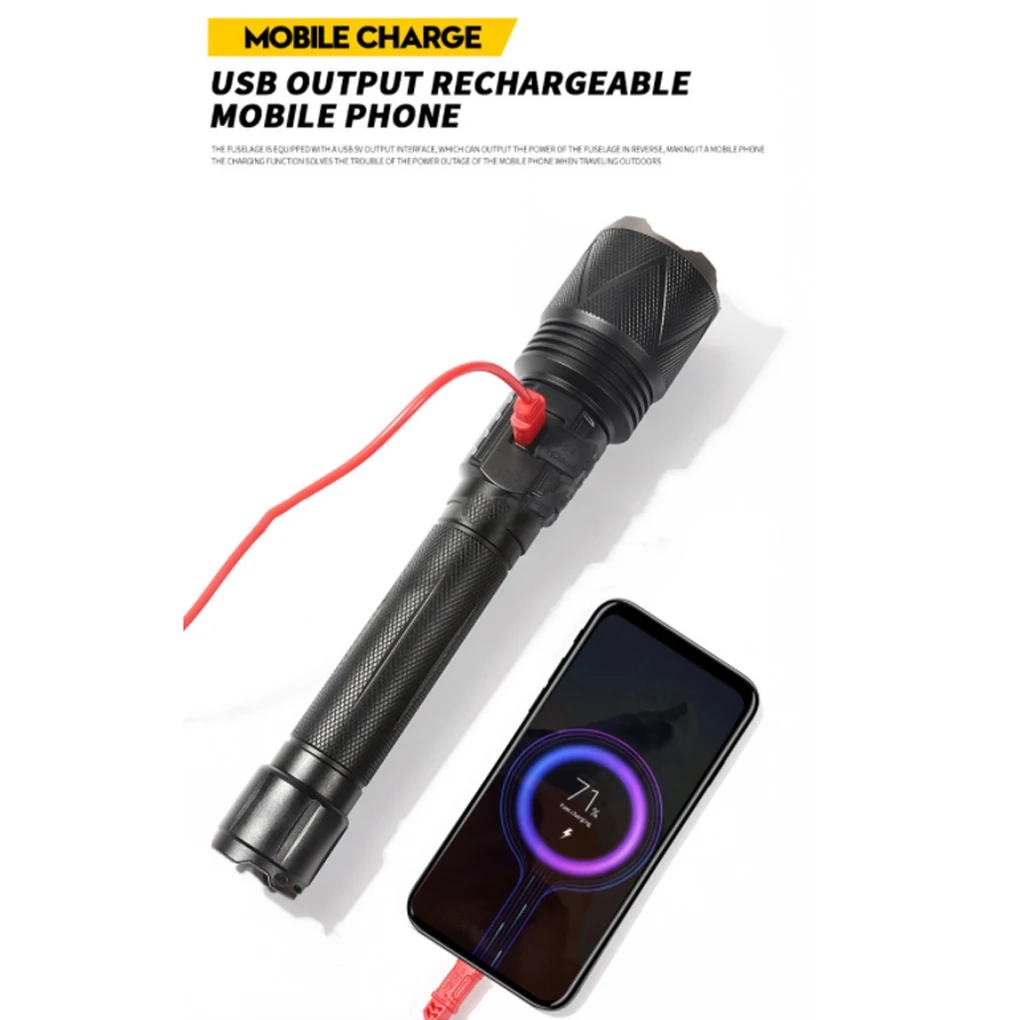 

Flashlight Torch Spotlight Lighting Equipment Household Camping Riding
