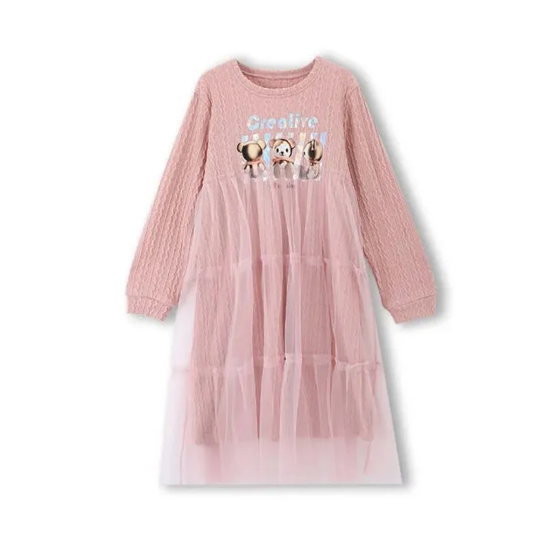 Зима 2022 милое свободное платье для беременных женское в стиле пэчворк с модным