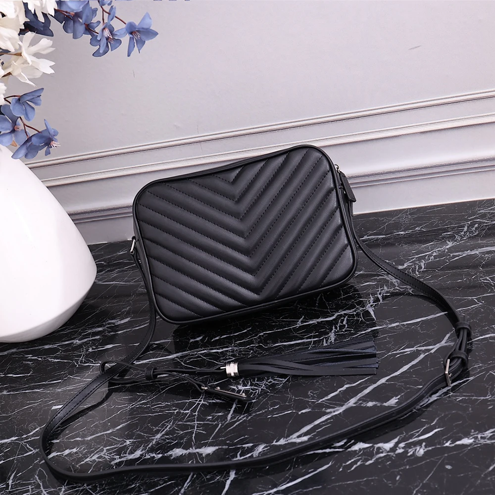 

Sheepskin Luxury Designer Bags for women Shoulder Bags Classic Fashion Trend single shoulder Camera bag Leather bags 3615