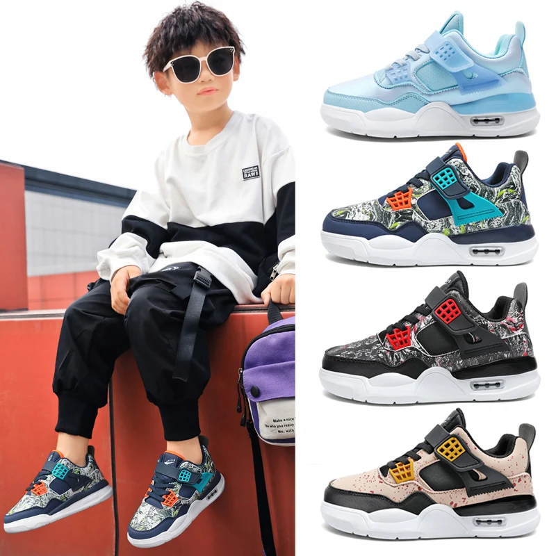 

Boys And Girls Trendy Fashion All-Match Shoes Comfortable Breathable Waterproof Non-Slip Wear-Resistant Casual Children's Shoes