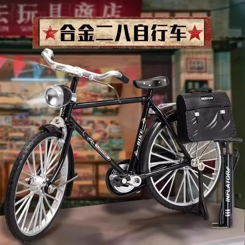 Мини модель велосипеда из сплава металлический велосипед скользящий собранный