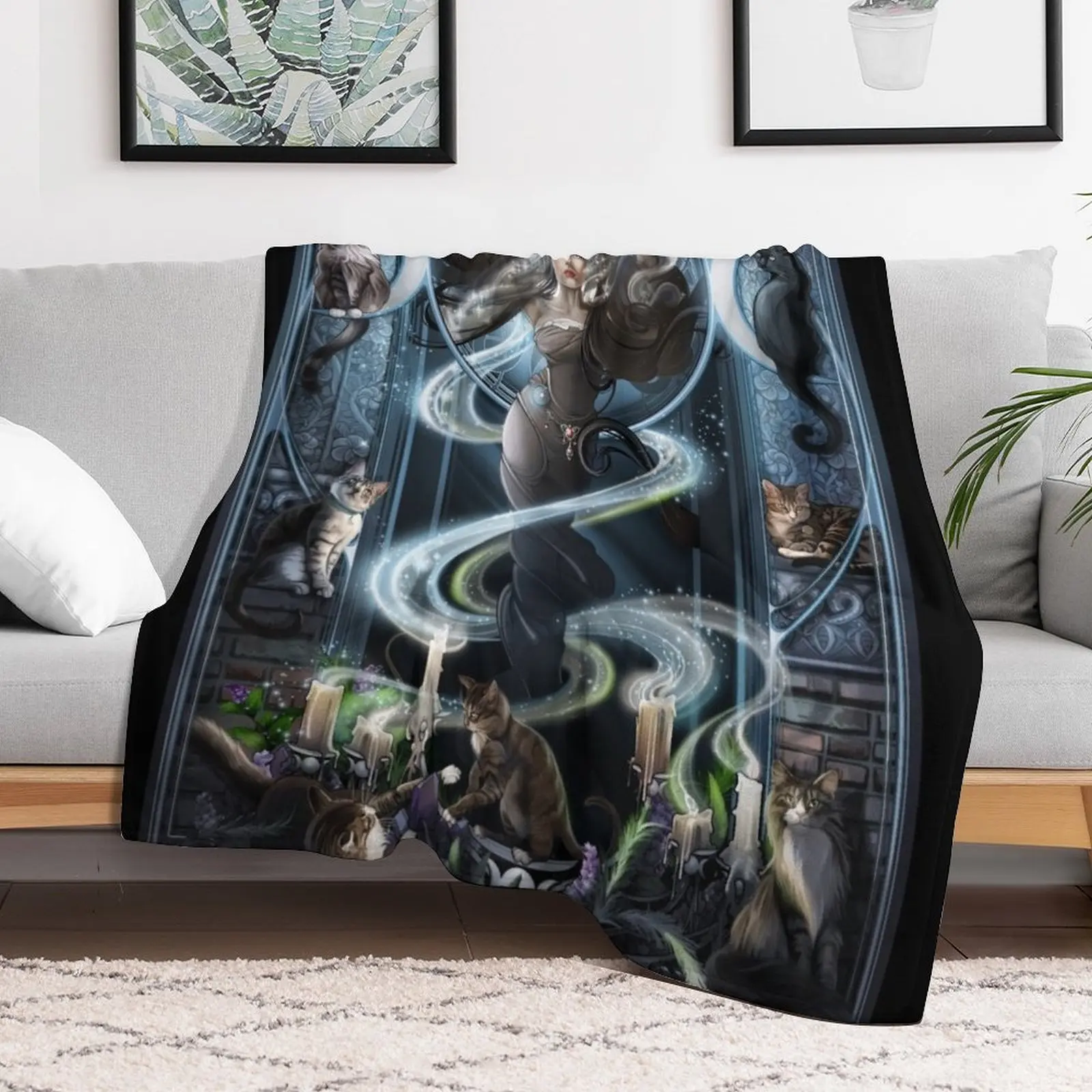 Nyx Descending - Одеяло Дом ночи Мягкие кровати манга Одеяла для