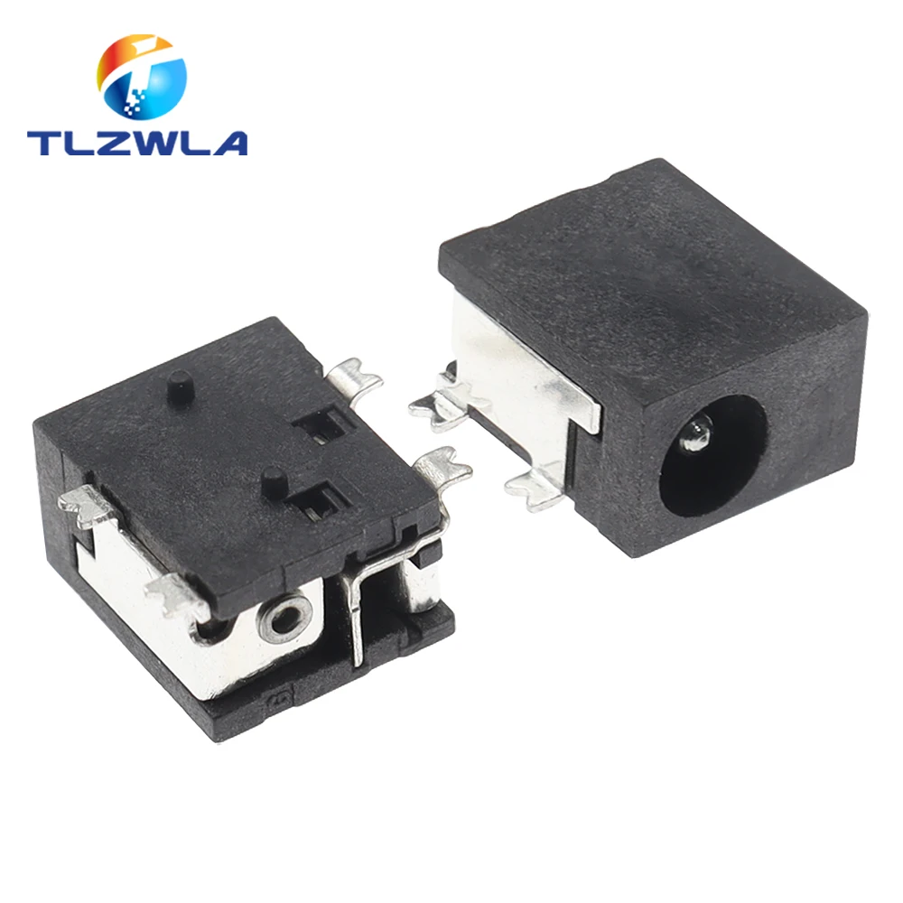 

10 шт. розетка постоянного тока DC-033 4,0*1,7 мм 3,5*1,35 мм розетка постоянного тока SMD 4-контактная розетка DC033 4,0x1,7 мм 3,5x1,35 мм