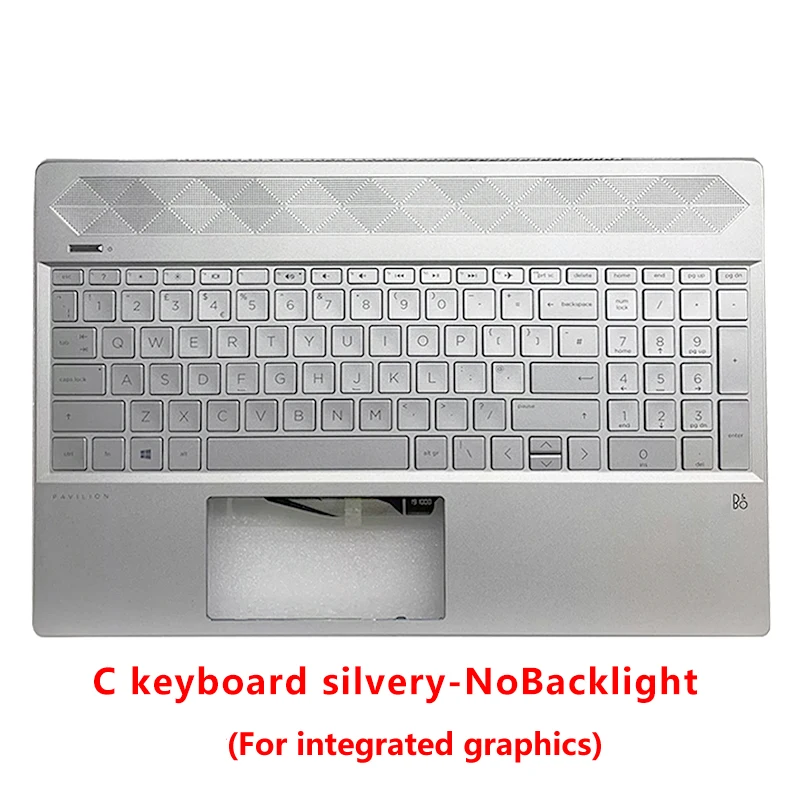 НОВИНКА: Комплект для ноутбуков HP Pavilion 15-CS, 15-CW, TPN-Q208, TPN-Q210 – задняя крышка LCD, передняя рамка, подставка для рук, нижний корпус, петли, клавиатура (art.: 3920daafd722a) - 3920daafd722a