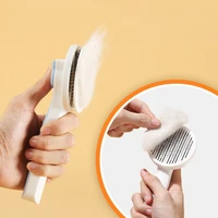 dog combs automatic pet hair remover stainless steel dogs brush massage dog hair brush pet grooming cleaning tools pet products