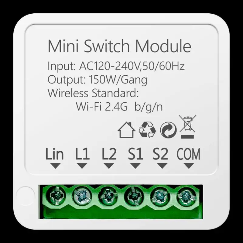 

Беспроводной смарт-переключатель с поддержкой Wi-Fi и таймером