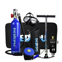 scuba diving equipment tank oxygen cylinder diving mini oxygen tank full mask full mask and diving mini oxygen tank