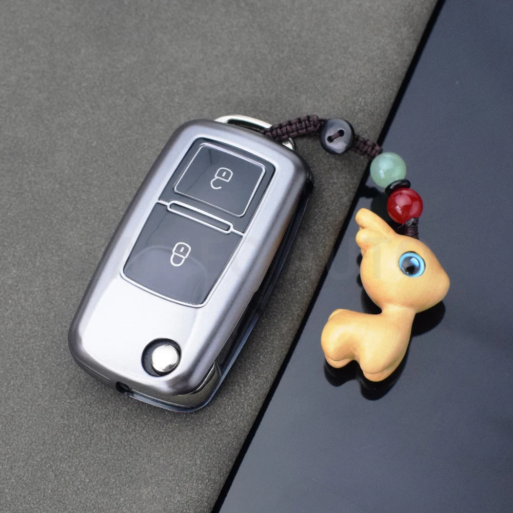 

Для VW Volkswagen Amarok Polo Bora Golf 4 5 6 MK4 Jetta Altea Alhambra Passat Beetle Caddy Tiguan Чехол для автомобильного ключа из ТПУ