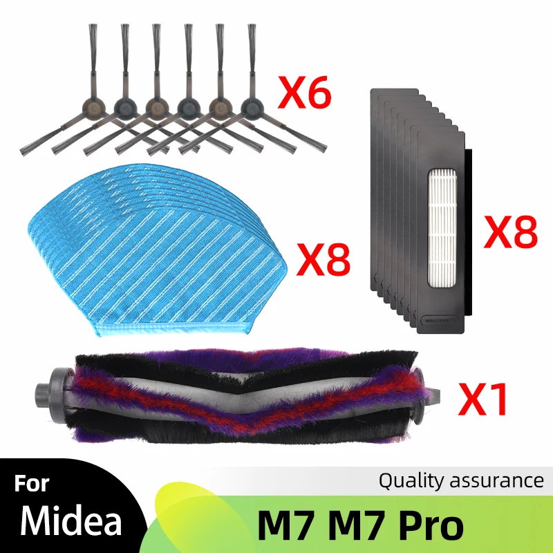 

Запасные части для робота-пылесоса Midea M7 M7 Pro (фильтры, щетки)