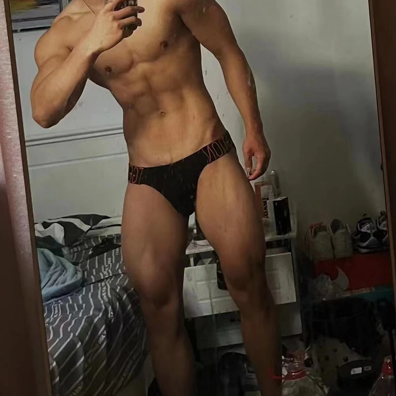 

Fashion Men Underwear Cotton Briefs Sexy Mens Panties Bikini Comfortable Gay Men's Briefs Low Waist Underpants Male U Convex