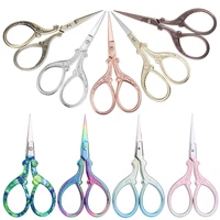 multicolor stainless steel embroidery scissors vintage cross stitch tailor scissor for sewing needlework sewing scissors tool