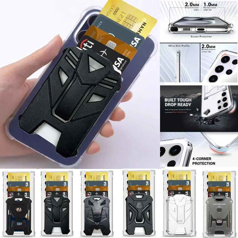Фото Для iPhone 11/11 Pro/11 Pro Max/12/12 Pro/12 Mini/12 Pro Max Чехол Doka Armor Слот для карт Противоударный бронированный чехол Разработанный чехол №4