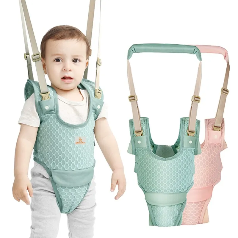 

QU New 6-36 Months Breathable Toddler Baby Walker Harness For Infant Walking Assistant Belt Wings Baby Learning Walking Strap