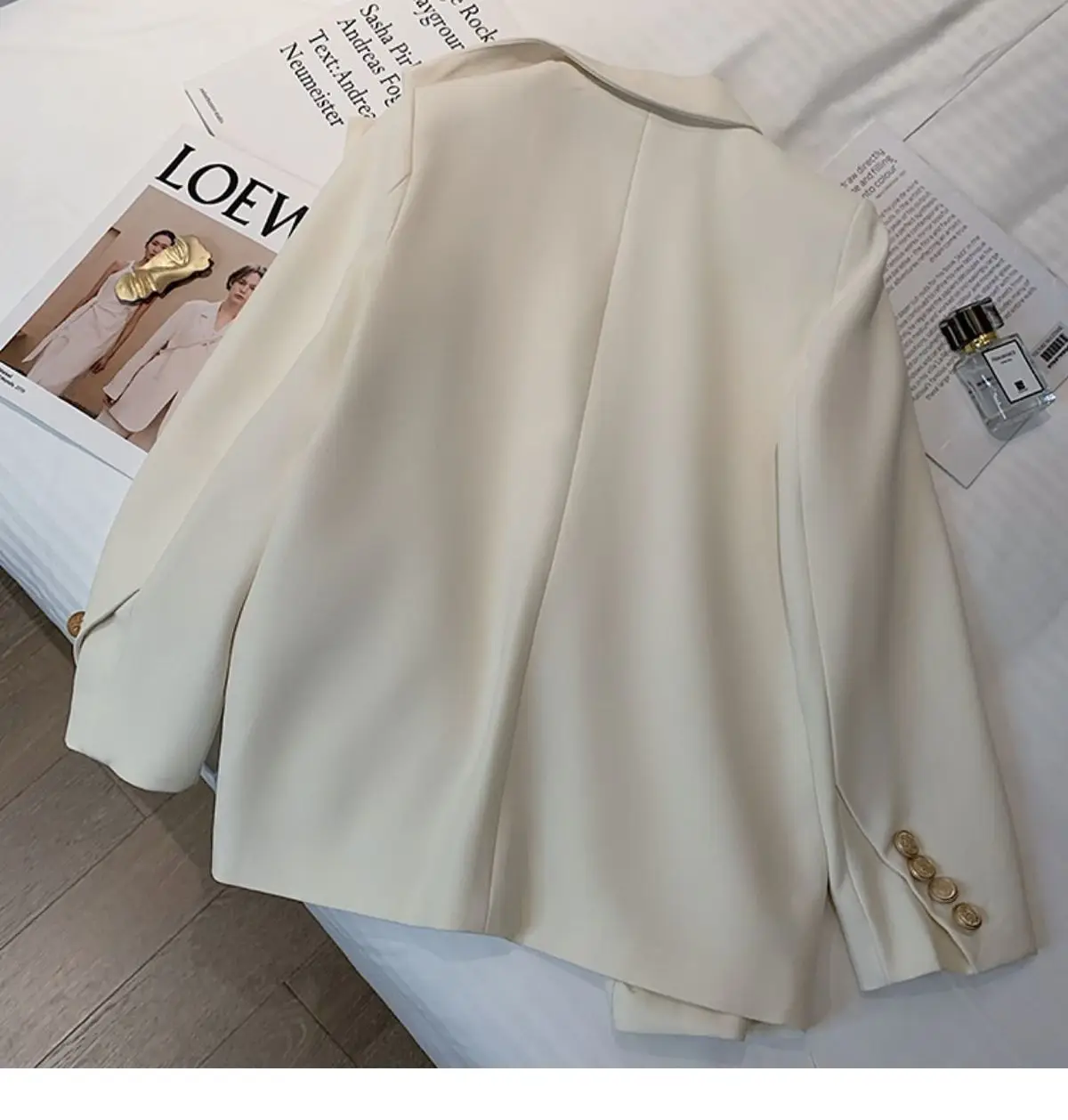 Blazer for Women 2023 New Solid Color Long Sleeve Fashion Women Blazer Coats