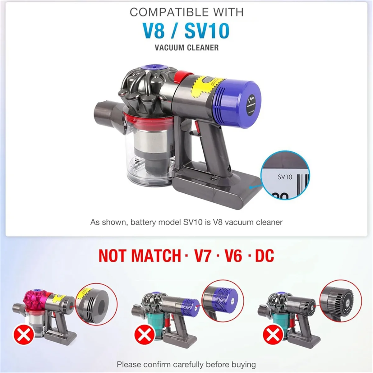 Корпус в сборе для пылесоса V8 SV10