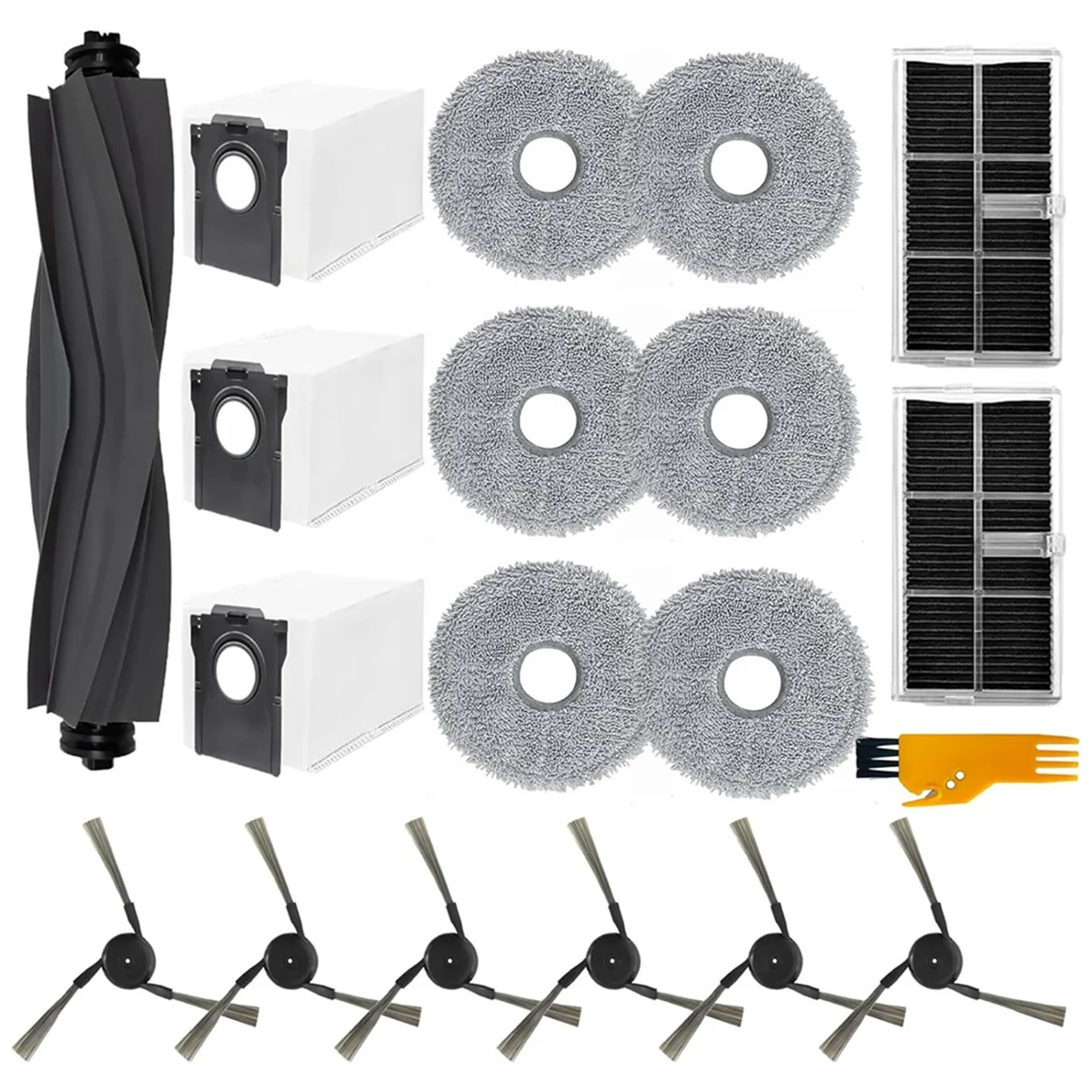 Пылесос-робот Dreame X40 Ultra / Pro S30 основная боковая щетка фильтры НЕРА тряпичная