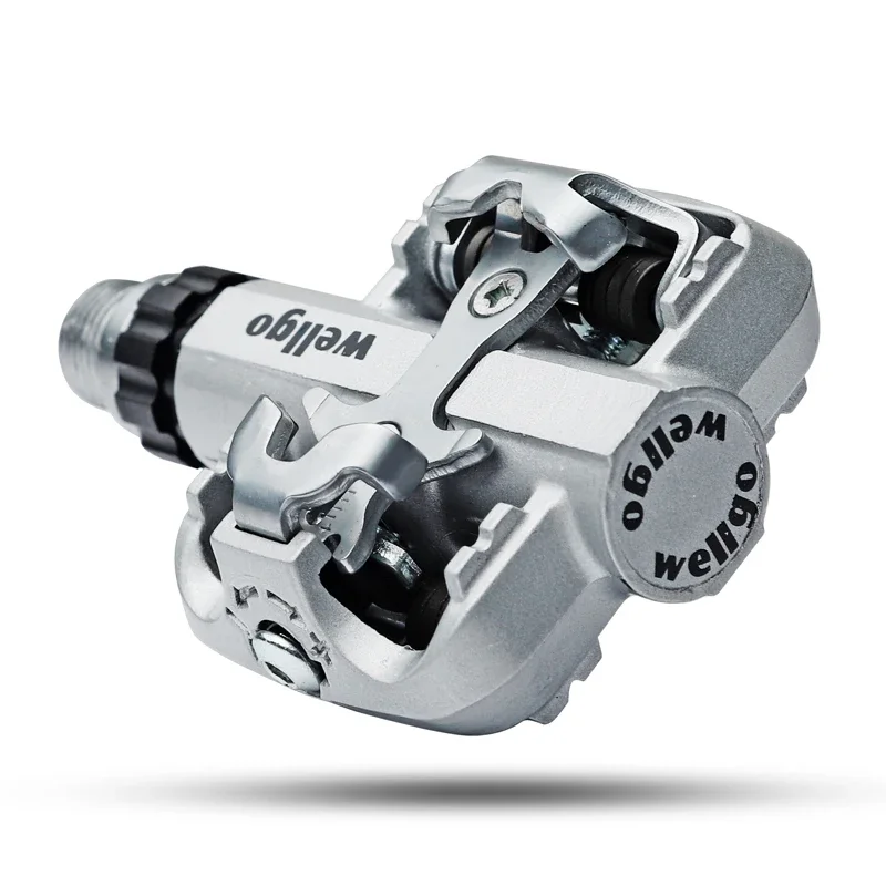 Велотренажные педали Wellgo WM001 без клипсов из магниевого сплава для горных