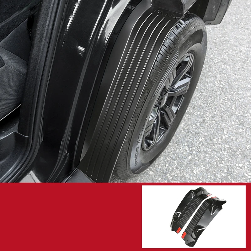 

Пластиковые брызговики для крыльев Great Wall TANK 300 2021-2023 - 2 шт. подкладки заднего колеса на заказ, всепогодная защита